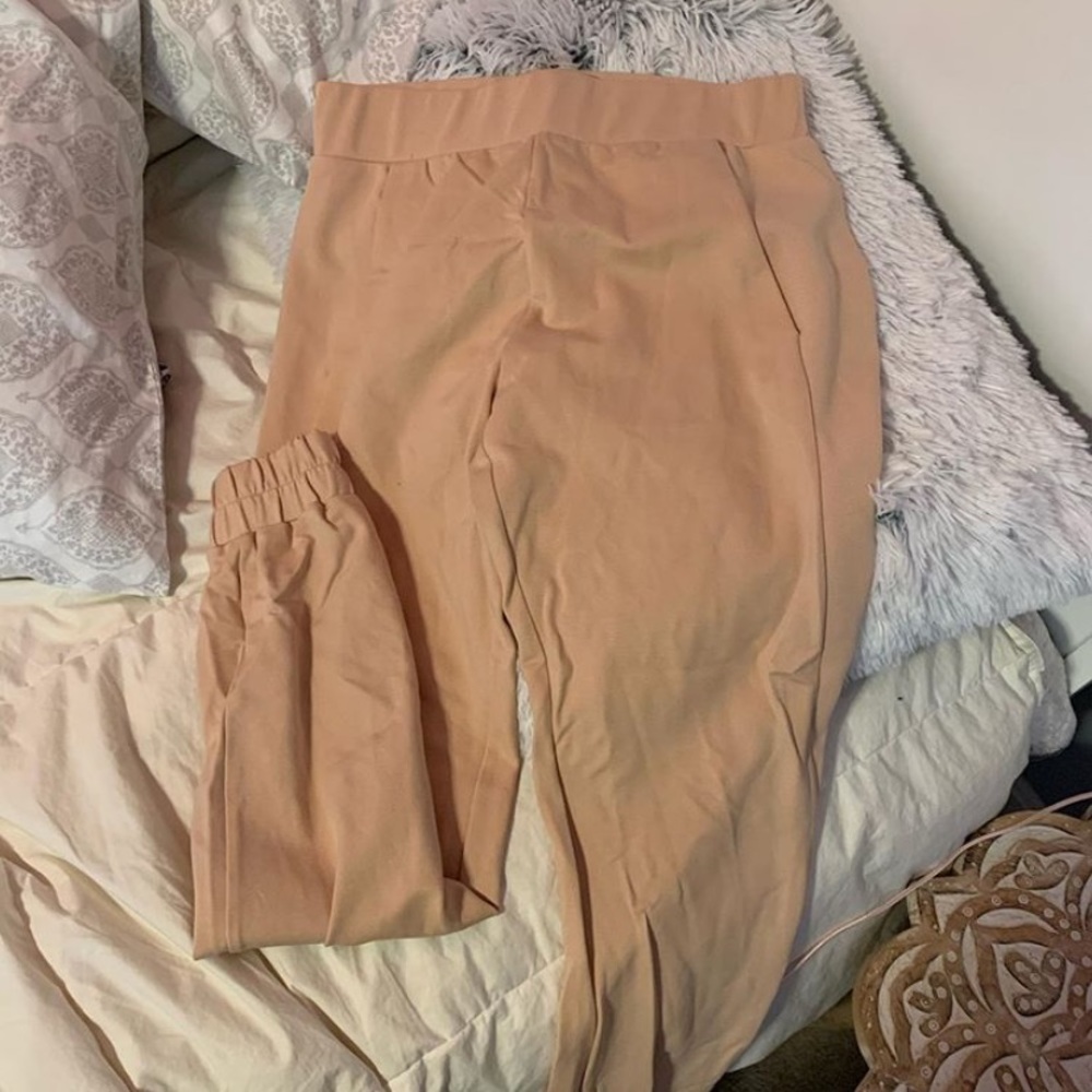 Nude/Cream colored joggers